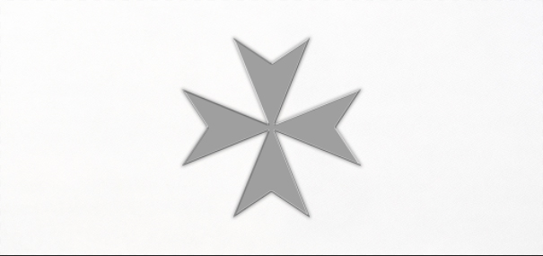 White Faux (Maltese Cross) PROOF